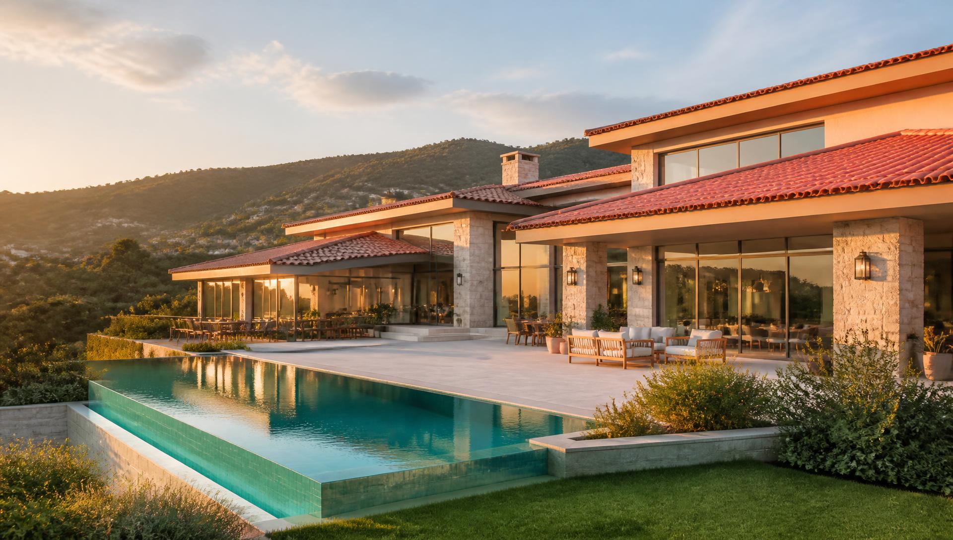 Moradia de luxo com piscina e vista para as colinas do Minho