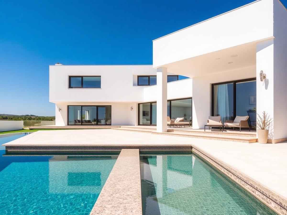 Moradia contemporânea com jardim em Merelim